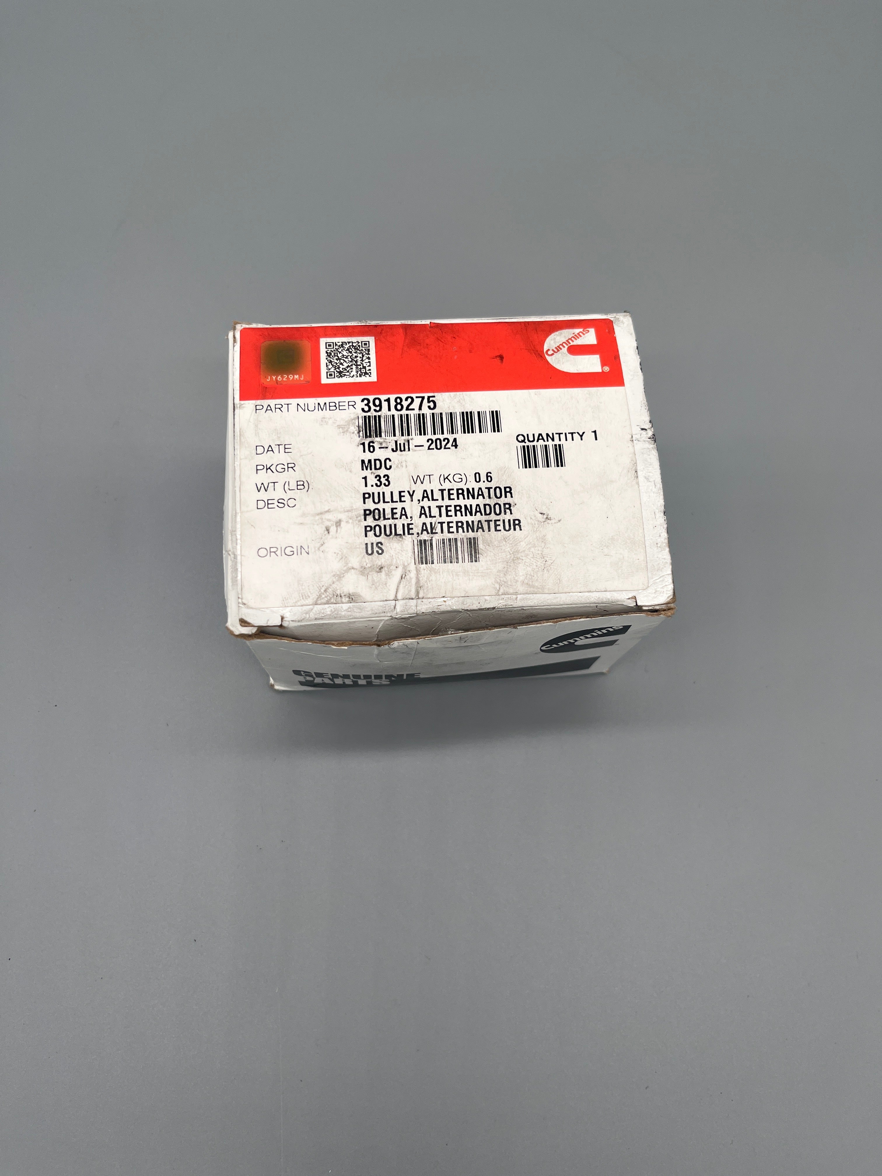 Cummins Riemenscheibe 3918275